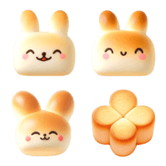 Rabbit Bread Emoji 2