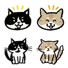 猫のハムスケ＆ぶんの絵文字 1