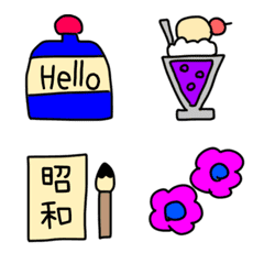 昭和レトロ調⭐︎手書き記号絵文字
