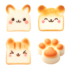Cat Toast Emoji 3
