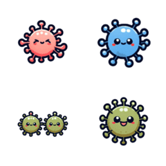 かわいいウイルスたち