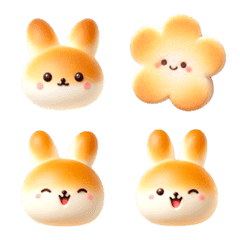 Rabbit Bread Emoji 3