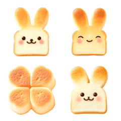 Rabbit Toast Emoji 2