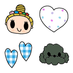 (Various emoji 630adult cute simple)