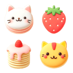 Cat Pancake Emoji 3