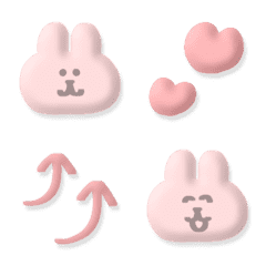 pink rabbit mochijj