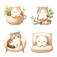 Life with Cat Emoji 3