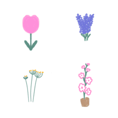 Flower and leaf emoji