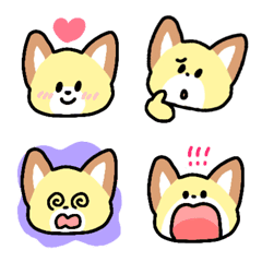 Cheerful Fox Emoji 01