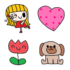 (Various emoji 633adult cute simple)