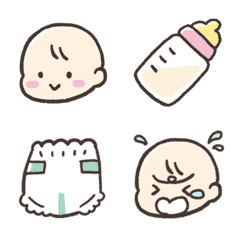 Hatako's baby care emojis/Baby edition