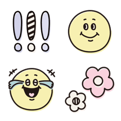THE emoji 61 black and pastel
