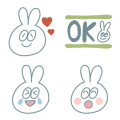 Expressive rabbit emoji 1