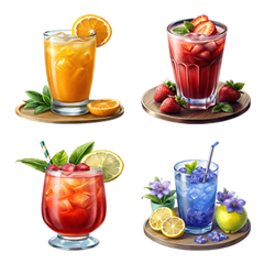 Drinks Menu:Eat Deliciously(Emoji)Dukdik