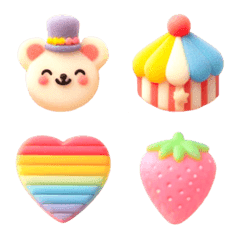 Bear Colorful Emoji 5