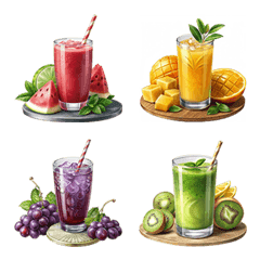 Drinks Menu : Eat Deliciously (Emoji)