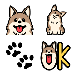 Corgi simple emoji