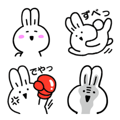 Simple emoji of the rabbit