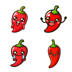 Emoji Section - Cute Chili Pepper