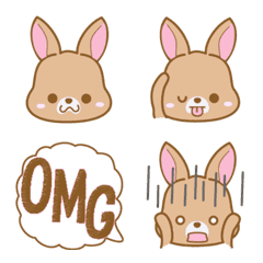 RabbitEmoji(brown)-toYvu-