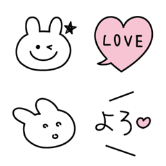 'YURUKAWA Rabbit' Emoji2