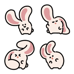 Long-eared rabbit anime Emoji