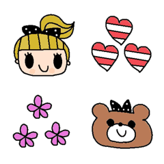 (Various emoji 637adult cute simple)
