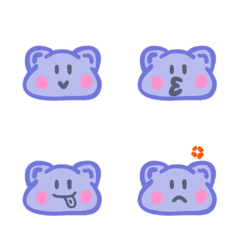 purple little cat