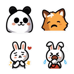 Cute emoji Zoo, Rabbit Park, Panda Park1