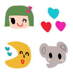 (Various emoji 639adult cute simple)