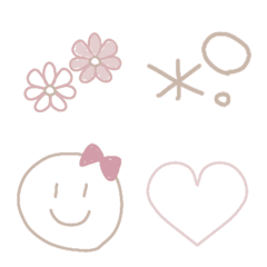 ゆるふわな絵文字ꕤ︎︎·͜· - LINE絵文字 | LINE STORE