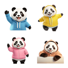 Hoodie Panda Emoji