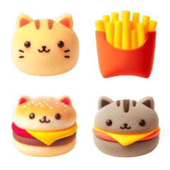 Cat Hamburger Emoji