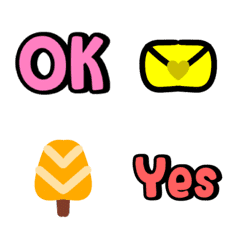 Emoji word Eng icon pastel
