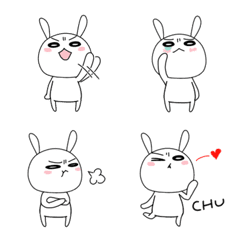 This is a emoji of the rabbit "Usayan" 1