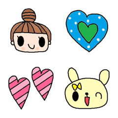 (Various emoji 652adult cute simple)