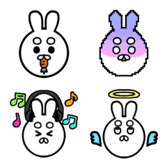 Cute rabbit DD emoji