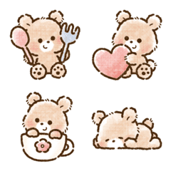 Bear :) fluffy Emoji
