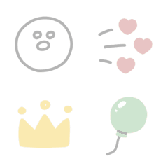 simple dull colored emoji 4