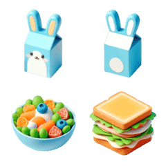 Rabbit Milk Carton Emoji
