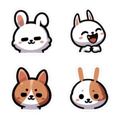 Cute emoji Zoo, Rabbit Park, Dog Park3