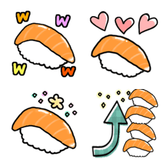 salmon sushi emoji