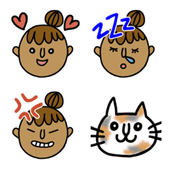 Surf Girl Emoji 1