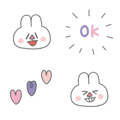 Cute rabbit daily Emoji3