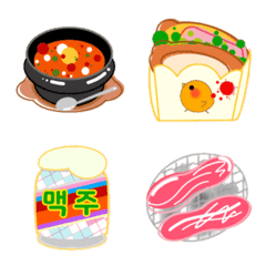 Korean food * Cute emoji