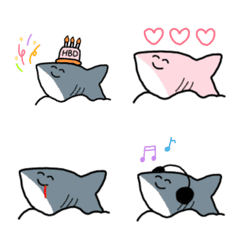 kind shark emoji