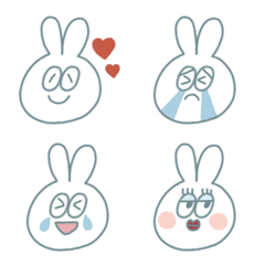 Usagi-san facial expression emoji 1