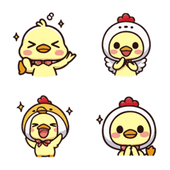 YELLOW cute little chick duck4