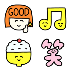 Heartwarming and smiling Emojis