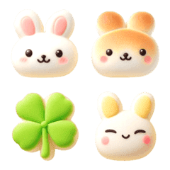 Rabbit Bread Emoji 7